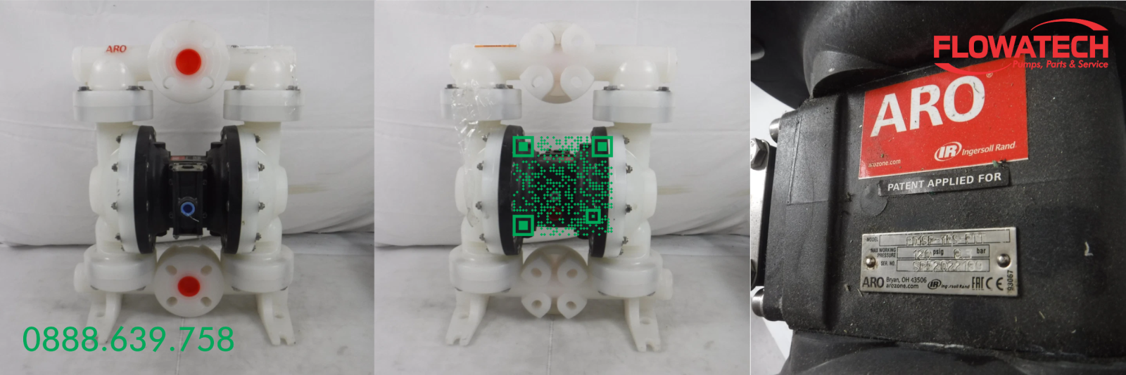 Bơm màng ARO PD15P-YPS-PTT