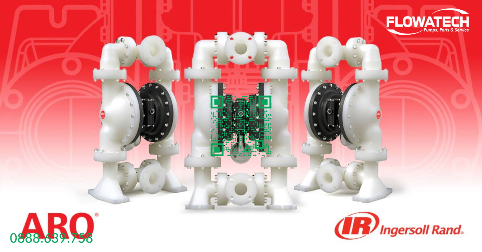 Bơm màng ARO PD30P-FPS-PTT-A