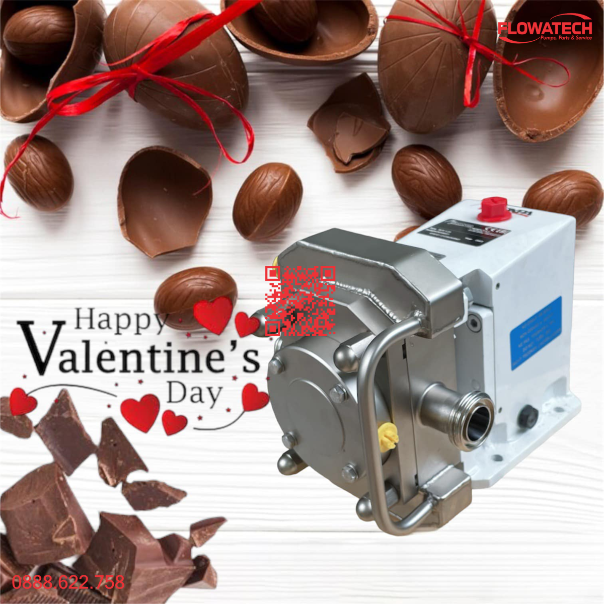 Bơm cánh khế bơm chocolate thực phẩm